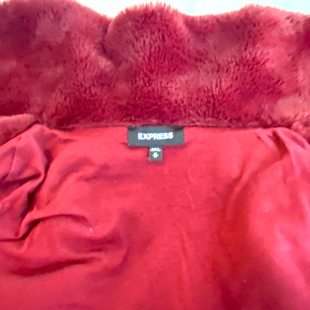 Express Super Soft Plush Jacket. Size Xs - image 3
